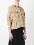crinkled military jacket