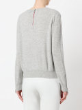 zipped cuffs jumper