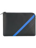 contrast stripe clutch bag 