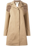 slit arms raincoat 
