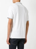 contrast detail polo shirt