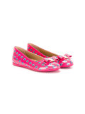 owl print ballerinas
