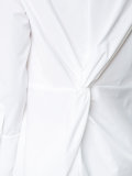 concealed button mandarin collar shirt