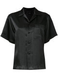 satin shortsleeved shirt 