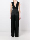 v neck sleeveless jumpsuit