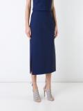 scuba side slit skirt
