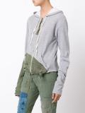 zipped hoodie