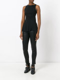 frill hem blouse