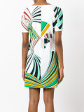printed fitted dress