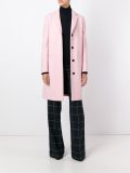 plaid straight tailored trousers
