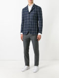 checked blazer