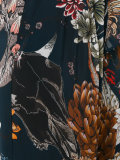 patterned flared trousers