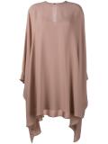 silk-georgette mini dress