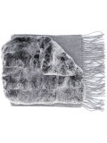 rabbit fur scarf