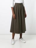microchecked skirt 