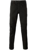 tapered biker trousers