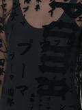 sheer velvet graphic print dress