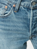distressed straight-leg jeans 