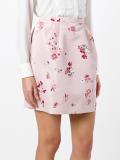 floral print pegged skirt