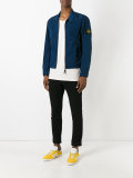 banded collar cropped jacket