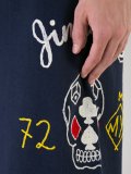 multiple embroideries shorts