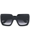 oversize square frame sunglasses