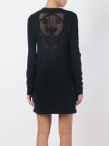 lace cat panel dress