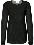 longsleeved sheer T-shirt