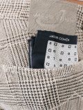 plaid straight leg trousers