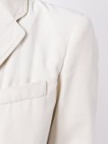 velvet cropped blazer 