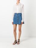 perforated detail shirt
