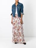 floral print maxi skirt