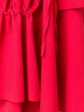 gathered asymmetric dress
