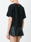 boxy perforated T-shirt