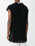 cropped sleeve tunic