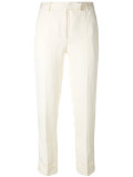folded hem cropped trousers