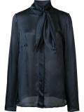 neck bow shirt
