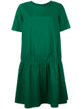 gathered T-shirt dress