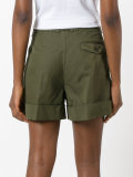folded hem shorts