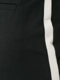striped side slim-fit trousers