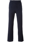 textured stripe trousers 