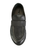 contrast stitch loafers