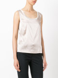scoop neck vest