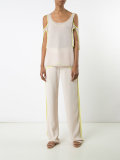 contrast flared top