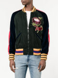embroidered bomber jacket