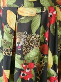 printed midi skirt