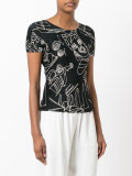 sketch pattern T-shirt