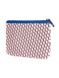 geometric print clutch