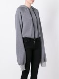 drawstring bodysuit hoodie 