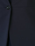 neck contrast blazer